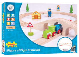 Bigjigs Figure of eight train set The Bubble Room Toy Store Skerries Dublin