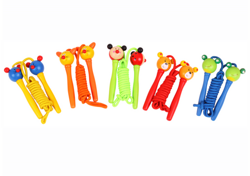 Bigjigs Coloured Skipping Rope The Bubble Room Toy store Dublin