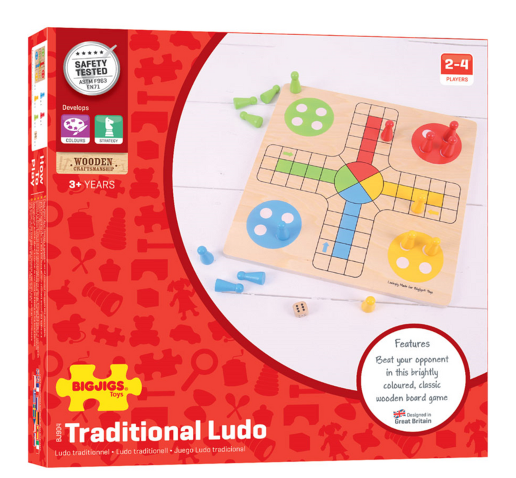 Bigjigs Traditional Ludo The Bubble Room Toy Store Skerries Dublin