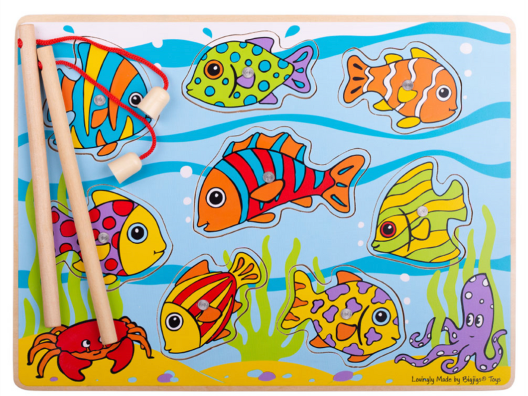 Bigjigs Tropical Magnetic Fishing Game The Bubble Room Toy Store Dublin