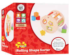 Load image into Gallery viewer, Bigjigs First Rolling Shape Sorter The Bubble Room Toy Store Dublin