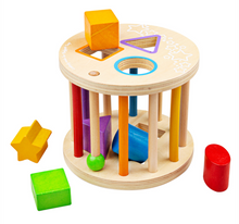 Load image into Gallery viewer, Bigjigs First Rolling Shape Sorter The Bubble Room Toy Store Dublin