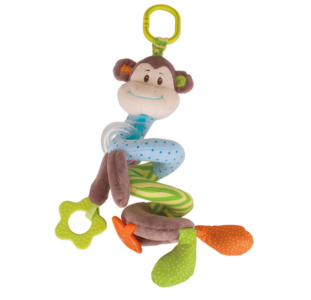 Bigjigs Cheeky Monkey Spiral Cot Rattle The Bubble Room Toy Store Dublin Ireland