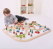Load image into Gallery viewer, Bigjigs Town and Country Train Set The Bubble Room Toy Store Dublin