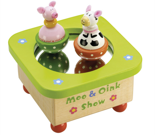 Tidlo Moo and Oink Music Box