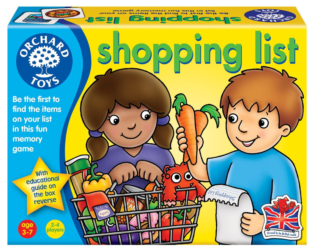 Orchard Toys Shopping List Game The Bubble Room Toy Store Dublin