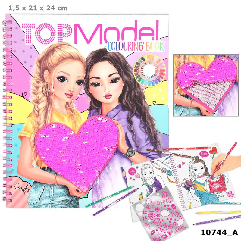 Top Model Colouring Book The Bubble Room Toy Store Dublin