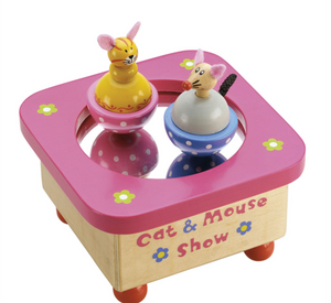 Tidlo Cat and Mouse Music Box