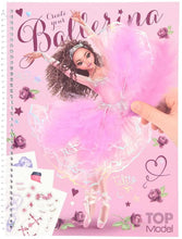 Load image into Gallery viewer, Top Model  Create your Top Model Colouring Book Ballet Ballerina