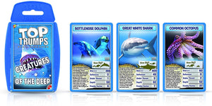Top Trumps  Creatures of The Deep Game The Bubble Room Toy Store Dublin