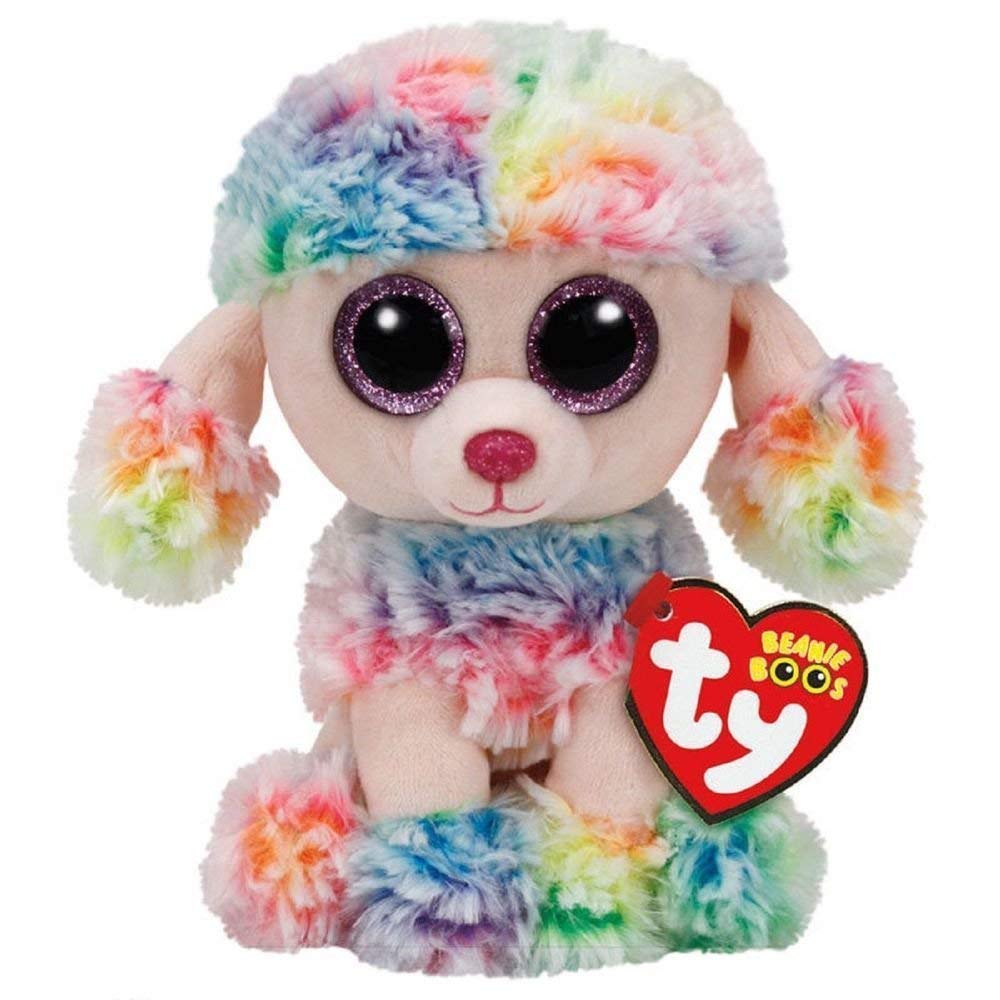 Ty Beanie Boo Rainbow the Poodle The Bubble Room Toy Store Dublin ireland