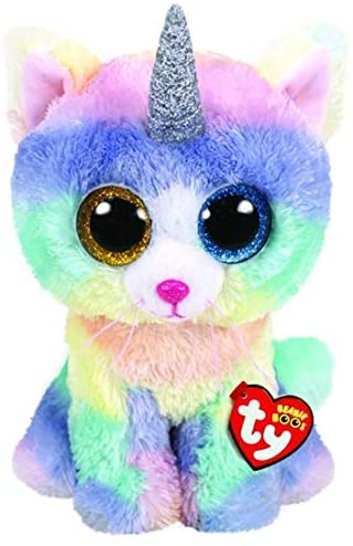 Ty Beanie Boo Heather the Cat large 16