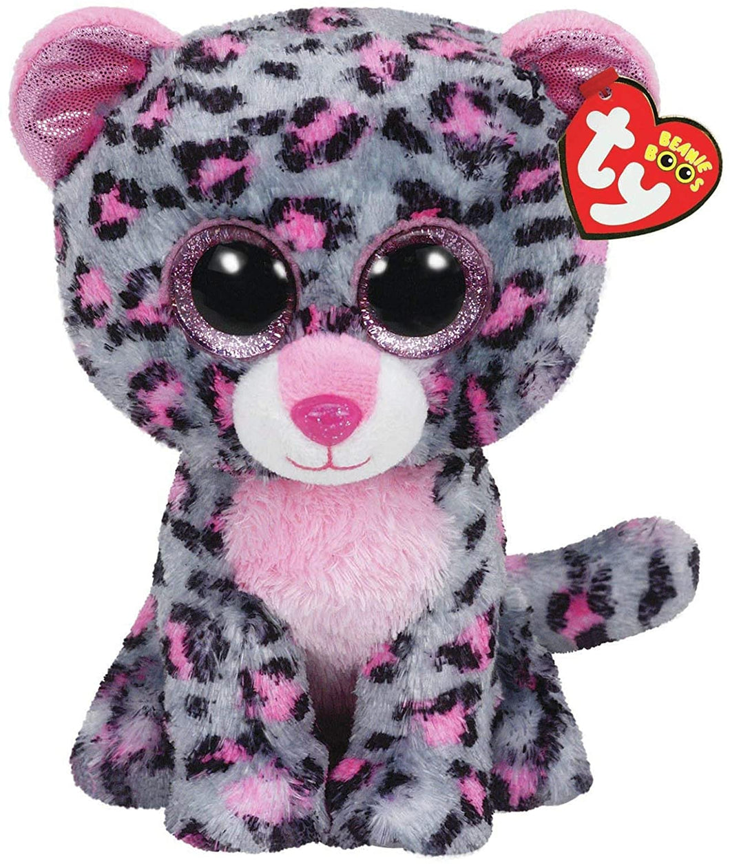 Ty Beanie Boo Buddy Tasha Leopard