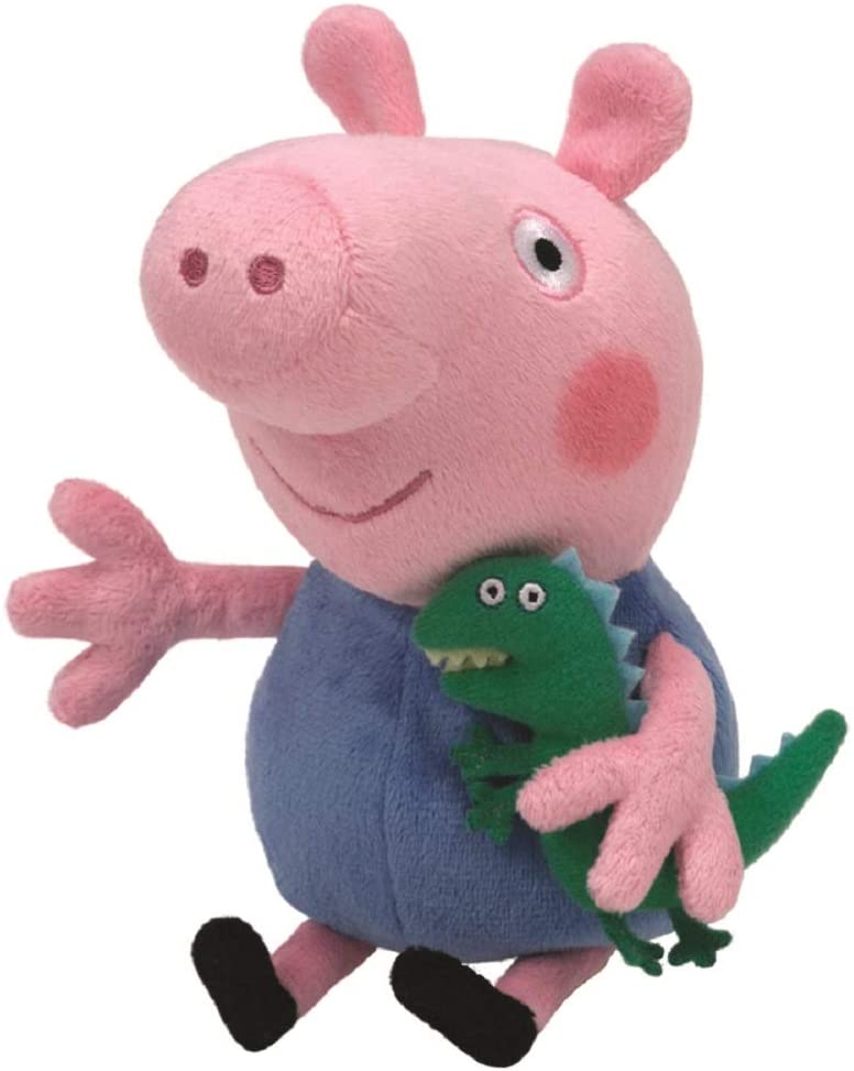 Ty  George (Peppa Pig) Beanie 6” The Bubble Room Toy store Skerries Dublin