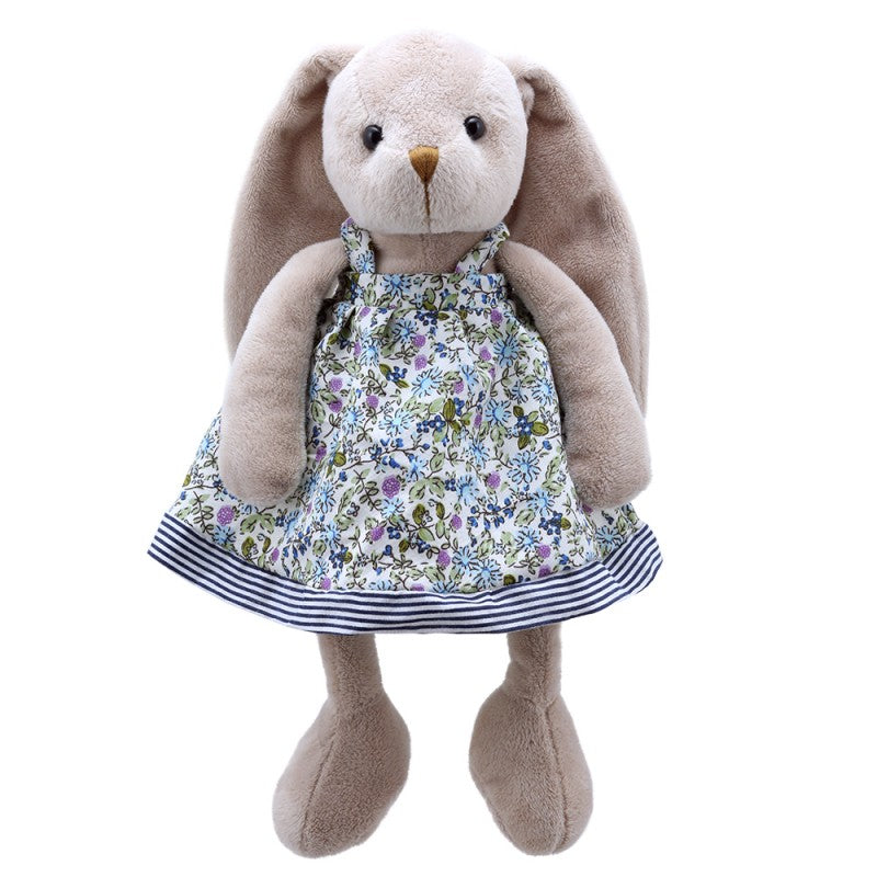 Wilberry  Friends  Mrs Rabbit (Pink & Blue ) Soft Toy
