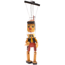Load image into Gallery viewer, Pinocchio Wooden Marionette Puppet 40cm long