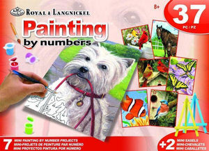 Royal & Langnickel 37pce Painting By Numbers, Animals The Bubble Room Skerries