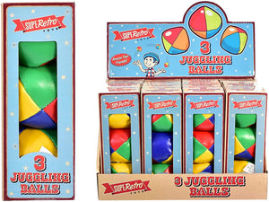KandyToys Retro 3 Pack Juggling Balls The Bubble Room Toy Store Skerries Dublin
