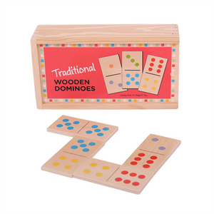 Bigjigs Traditional Wooden Dominoes The Bubble Room Toy Store Dublin